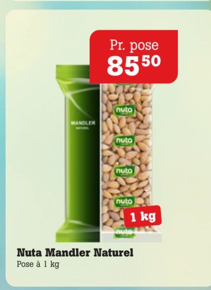 Nuta Mandler Naturel – Pøtzsch