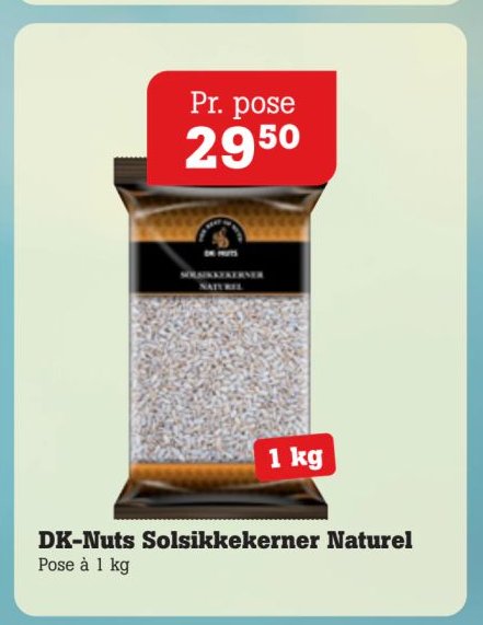 DK-Nuts Solsikkekerner Naturel – Pøtzsch