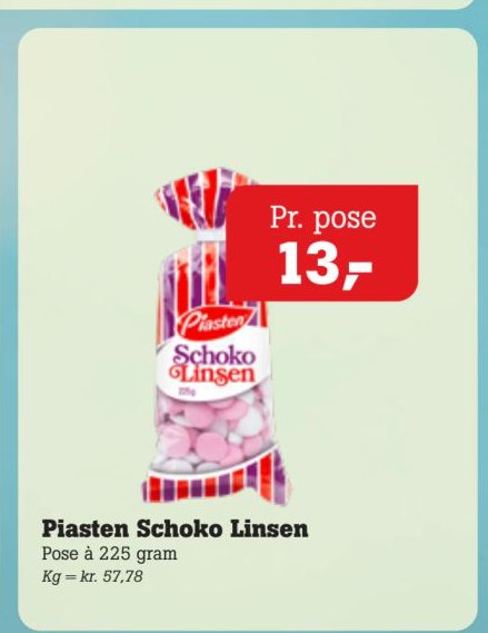 Piasten Schoko Linsen – Pøtzsch