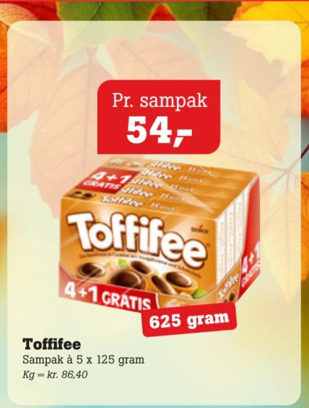 Toffifee Sampak à 5 x 125 gram – Pøtzsch