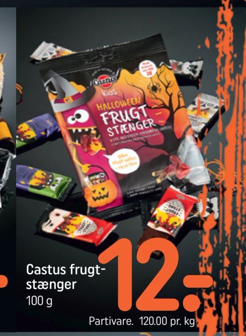 Castus frugtstænger 100 g – Rema 1000