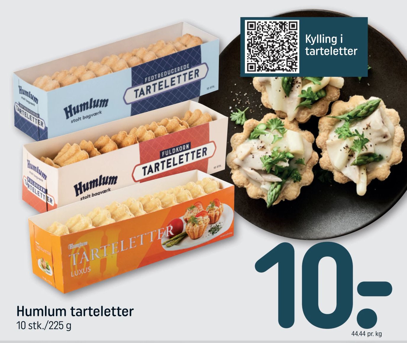 Humlum tarteletter 10 stk./225 g – Rema 1000