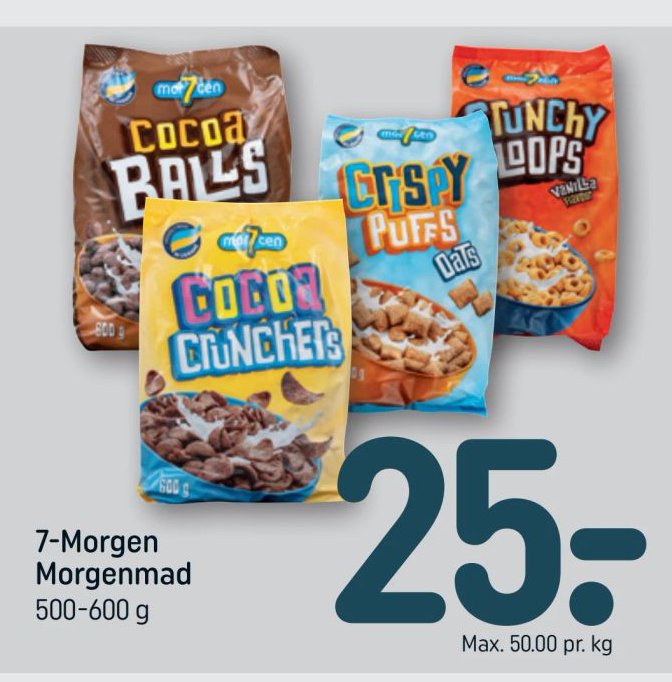7-Morgen Morgenmad 500-600 g – Rema 1000