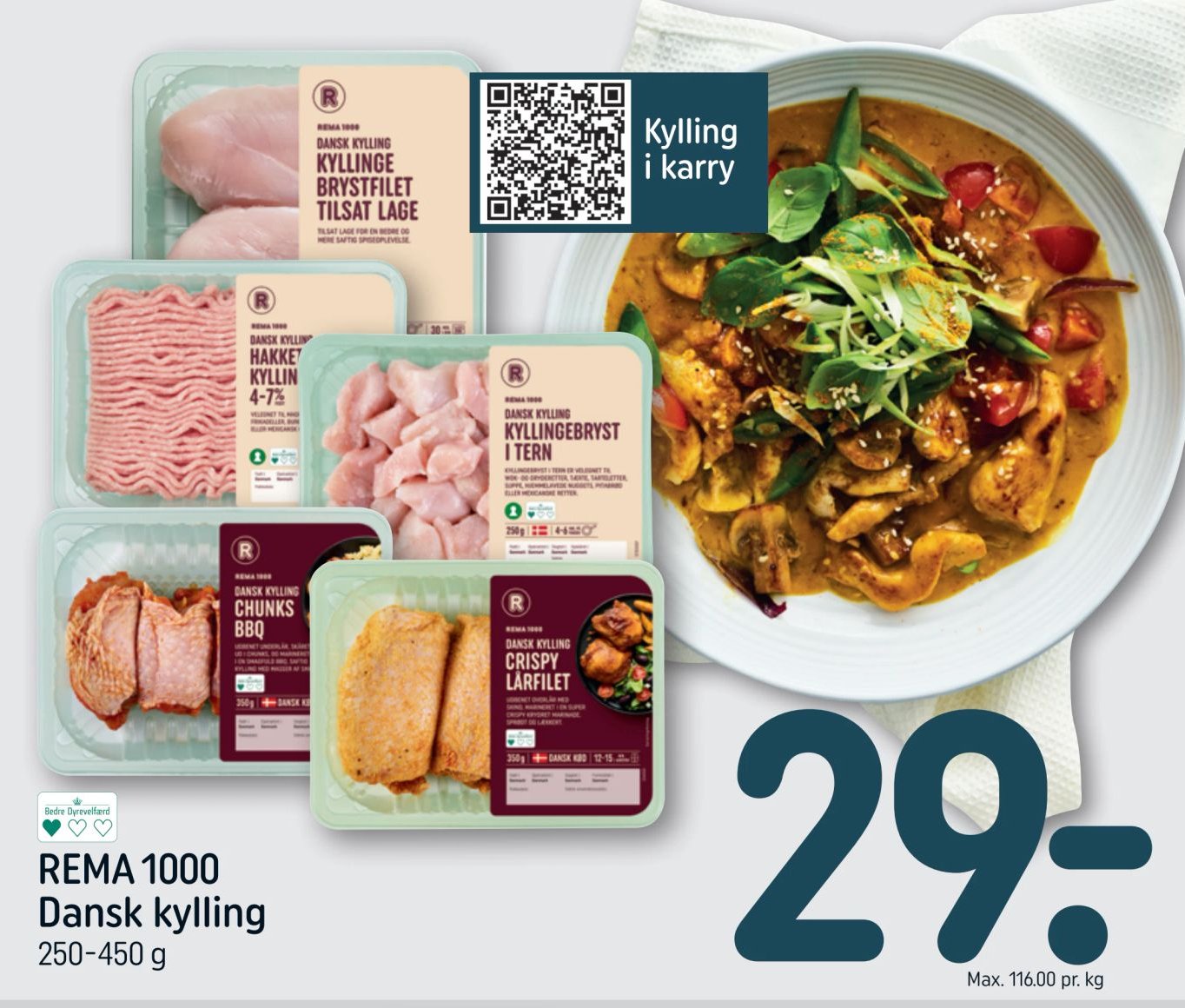 REMA 1000 Dansk kylling 250-450 g – Rema 1000