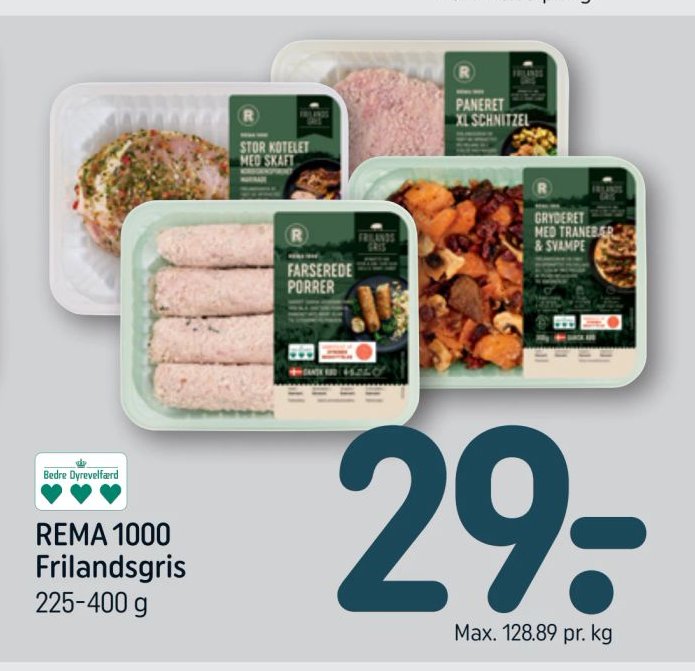 REMA 1000 Frilandsgris 225-400 g – Rema 1000