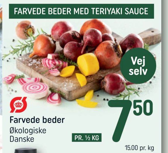 Farvede beder Økologiske Danske PR. ½ KG – Rema 1000