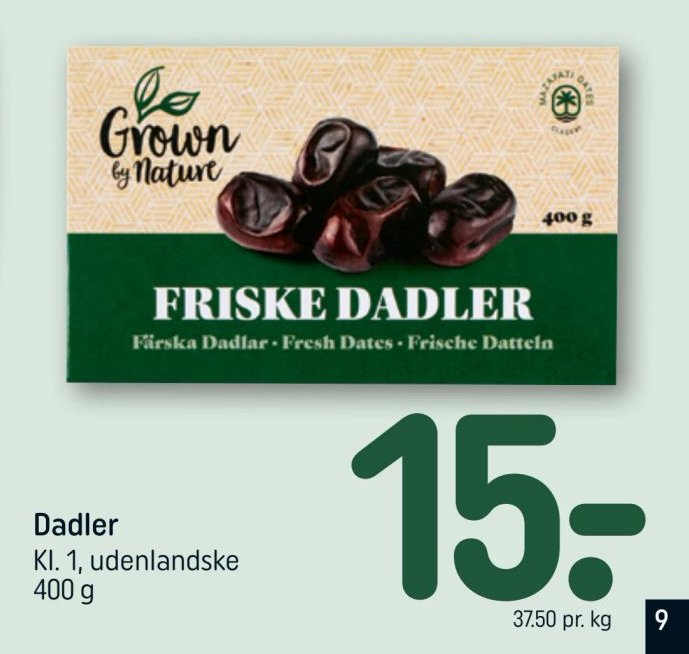 Dadler Kl. 1, udenlandske 400 g – Rema 1000