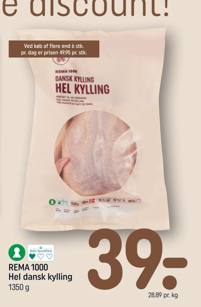 REMA 1000 Hel dansk kylling – Rema 1000