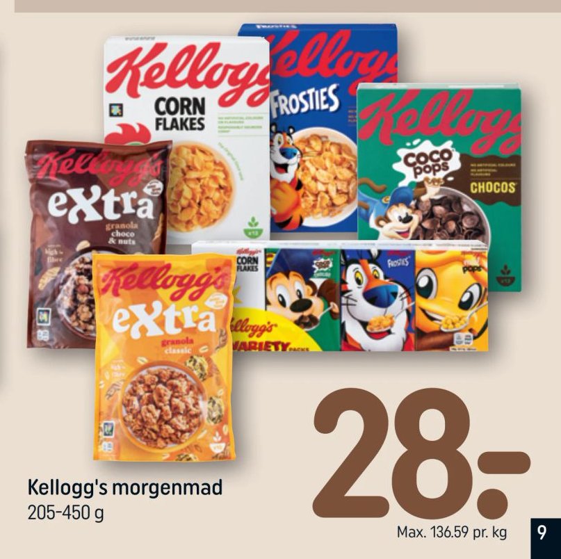 Kellogg's morgenmad – Rema 1000
