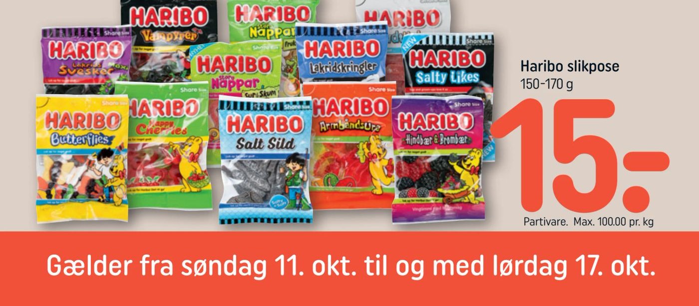Haribo slikpose – Rema 1000