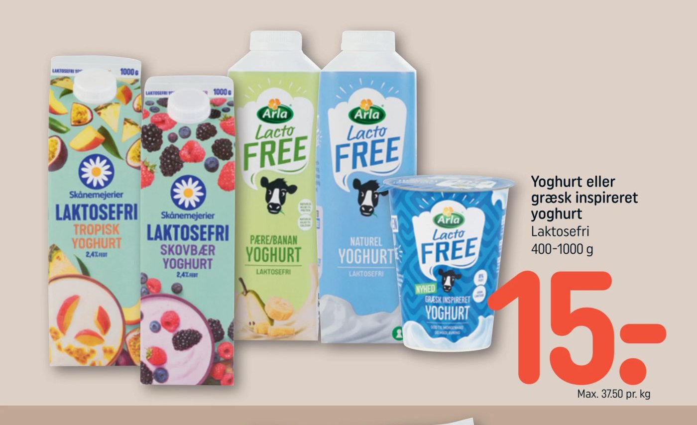 Yoghurt eller græsk inspireret yoghurt – Rema 1000