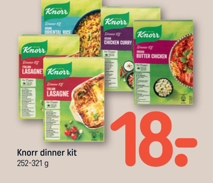 Knorr dinner kit – Rema 1000
