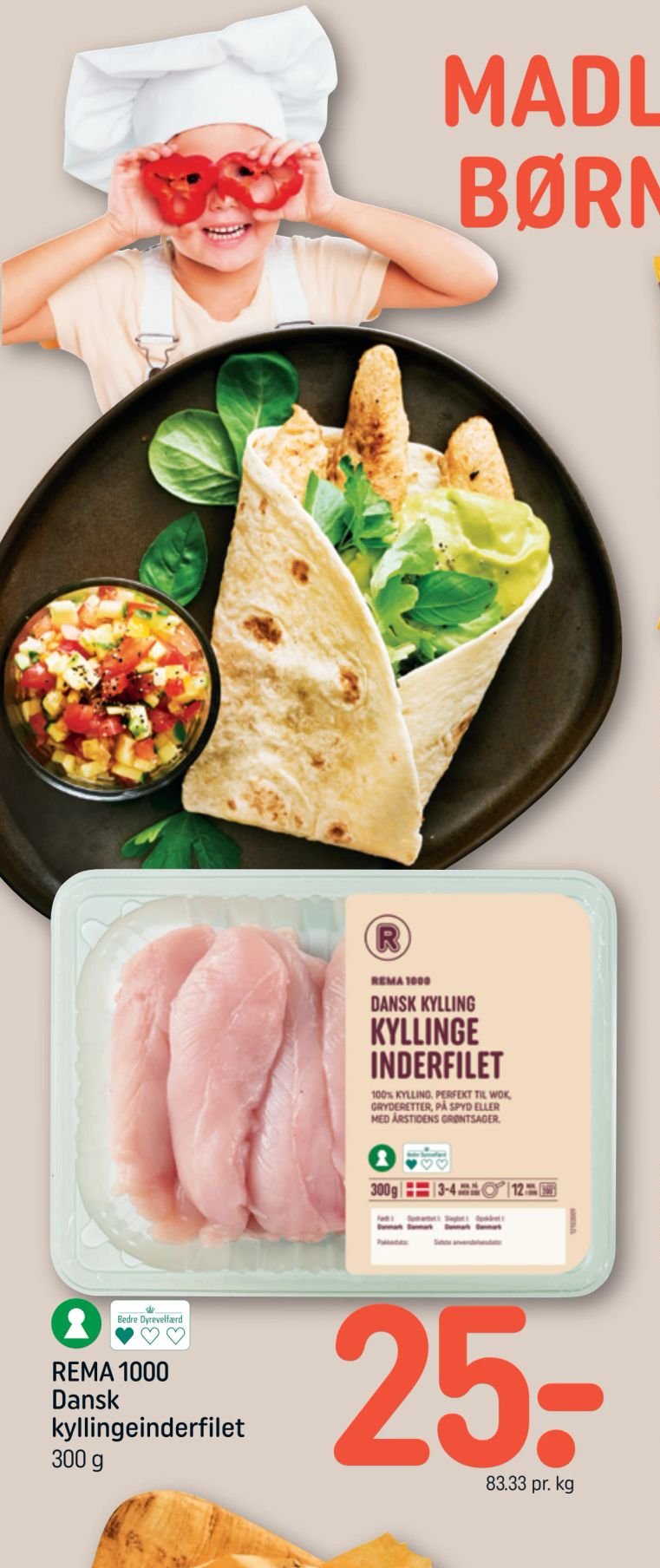 REMA 1000 Dansk kyllingeinderfilet – Rema 1000