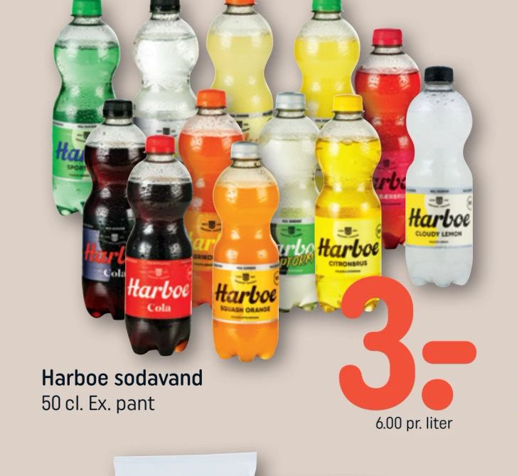 Harboe sodavand – Rema 1000