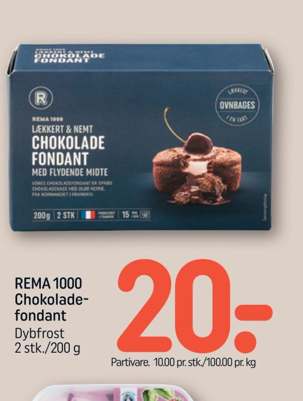 REMA 1000 Chokolade-fondant – Rema 1000