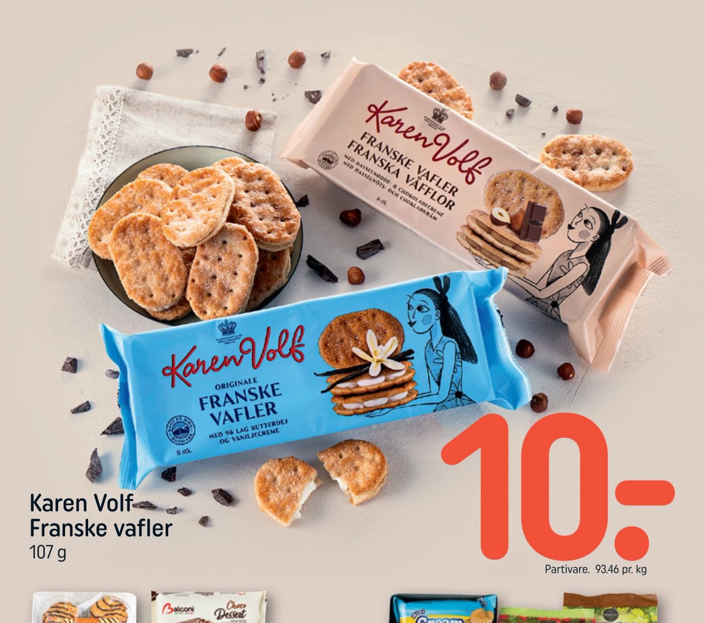 Karen Volf Franske vafler – Rema 1000