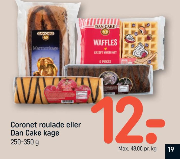 Coronet roulade eller Dan Cake kage – Rema 1000