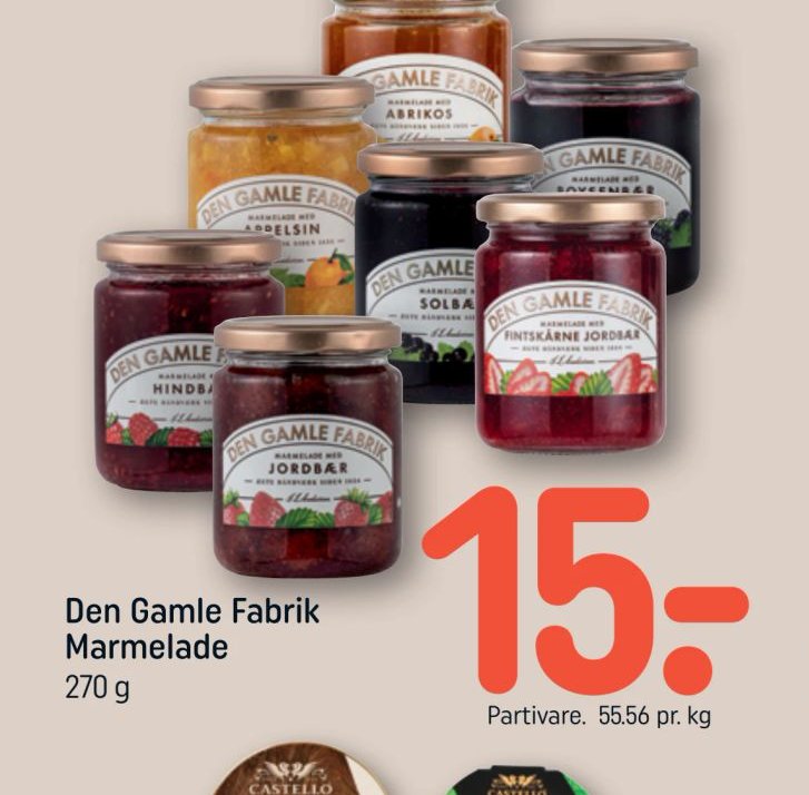 Den Gamle Fabrik Marmelade – Rema 1000