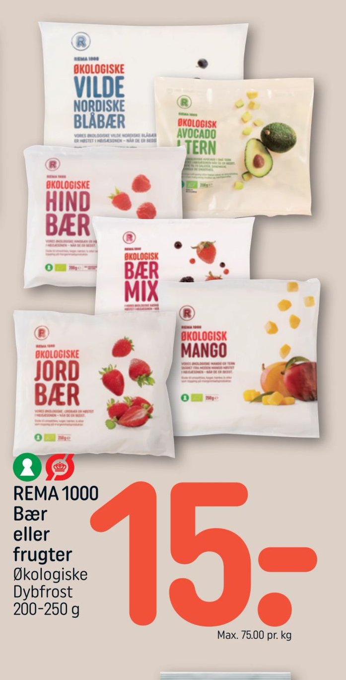 REMA 1000 Bær eller frugter – Rema 1000