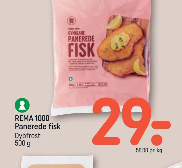 REMA 1000 Panerede fisk – Rema 1000