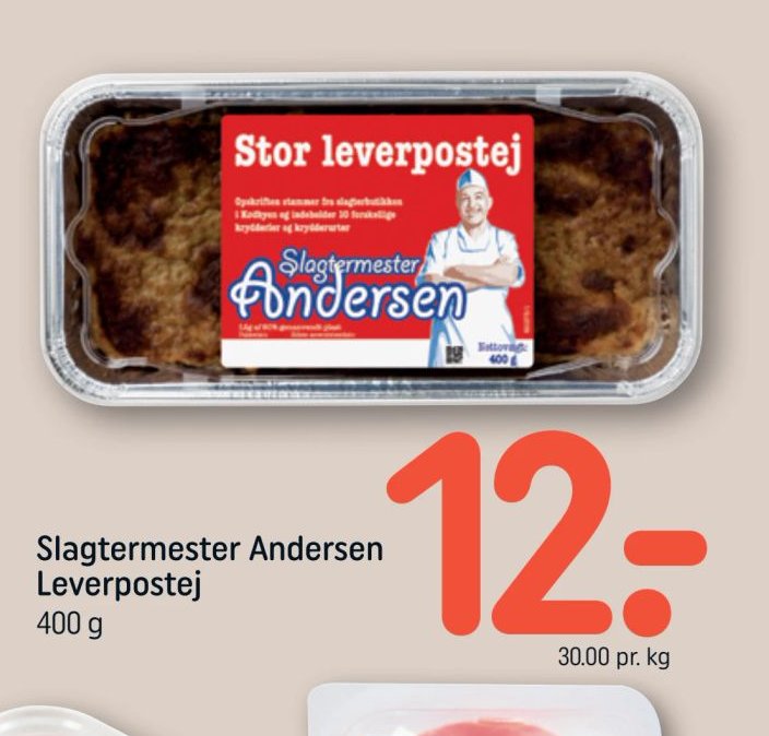 Slagtermester Andersen Leverpostej – Rema 1000