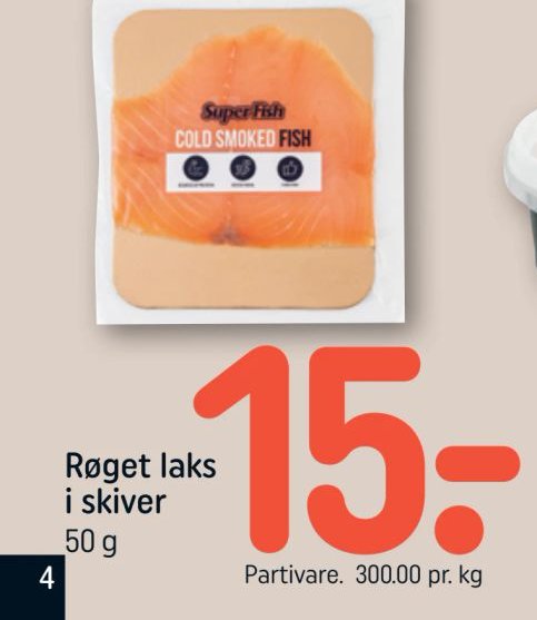Røget laks i skiver – Rema 1000