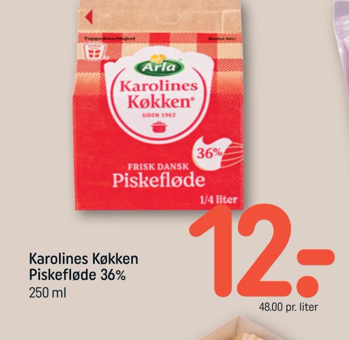 Karolines Køkken Piskefløde 36% – Rema 1000