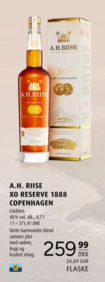 A.H. RIISE XO RESERVE 1888 COPENHAGEN – Scandinavian Park