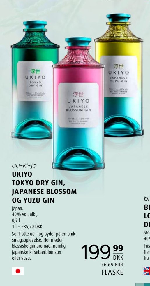 UKIYO TOKYO DRY GIN, JAPANESE BLOSSOM OG YUZU GIN – Scandinavian Park