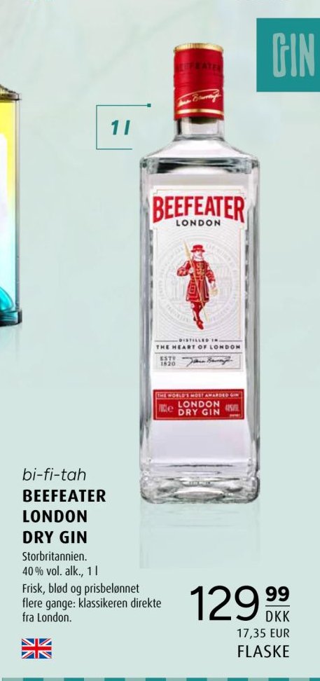 BEEFEATER LONDON DRY GIN – Scandinavian Park