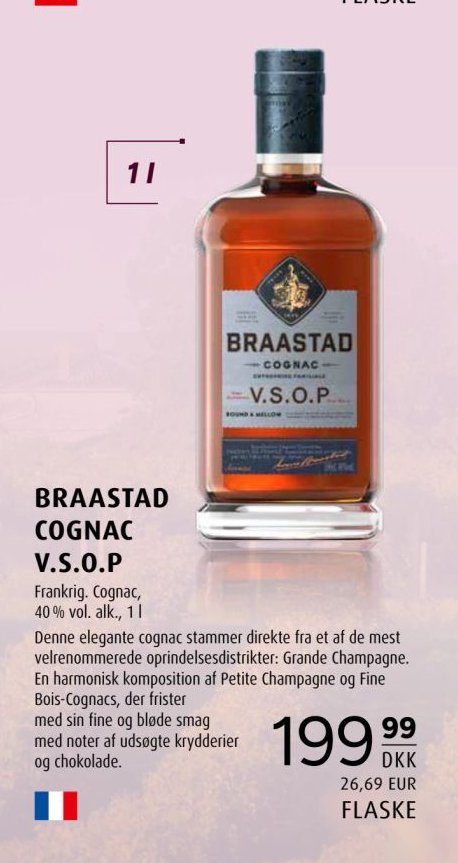 BRAASTAD COGNAC V.S.O.P – Scandinavian Park