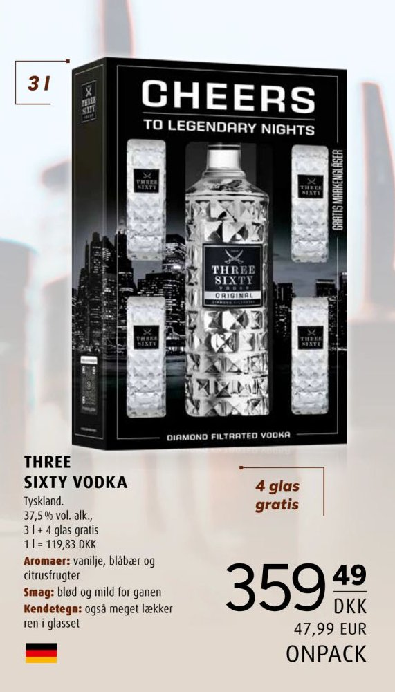 THREE SIXTY VODKA – Scandinavian Park