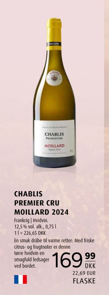 CHABLIS PREMIER CRU MOILLARD 2024 – Scandinavian Park