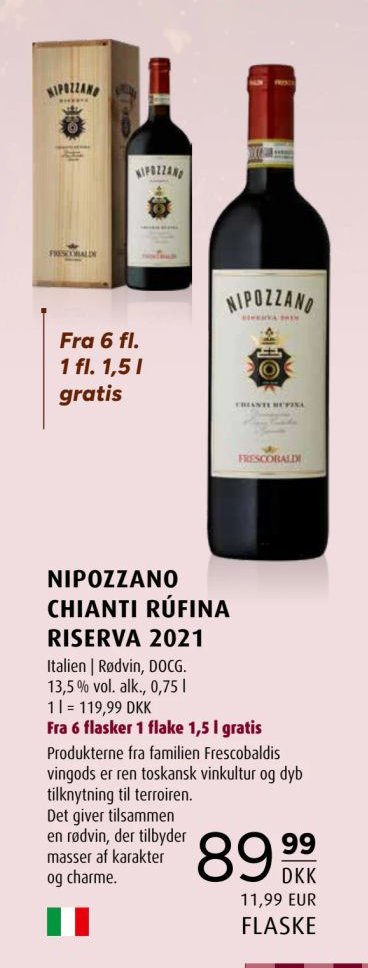 NIPOZZANO CHIANTI RÚFINA RISERVA 2021 – Scandinavian Park
