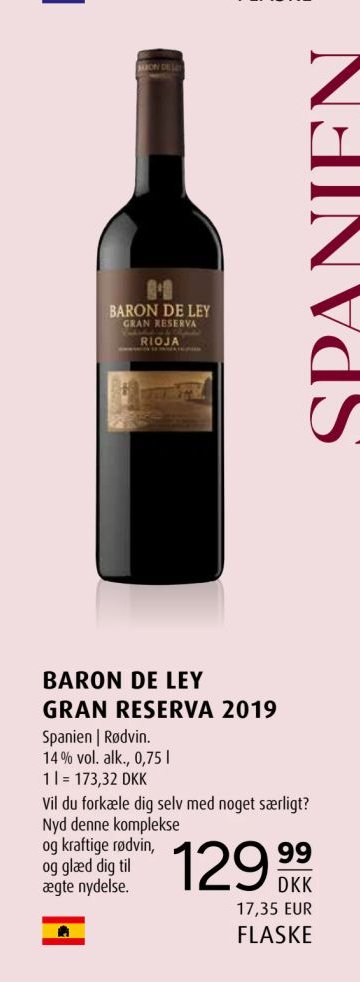 BARON DE LEY GRAN RESERVA 2019 – Scandinavian Park