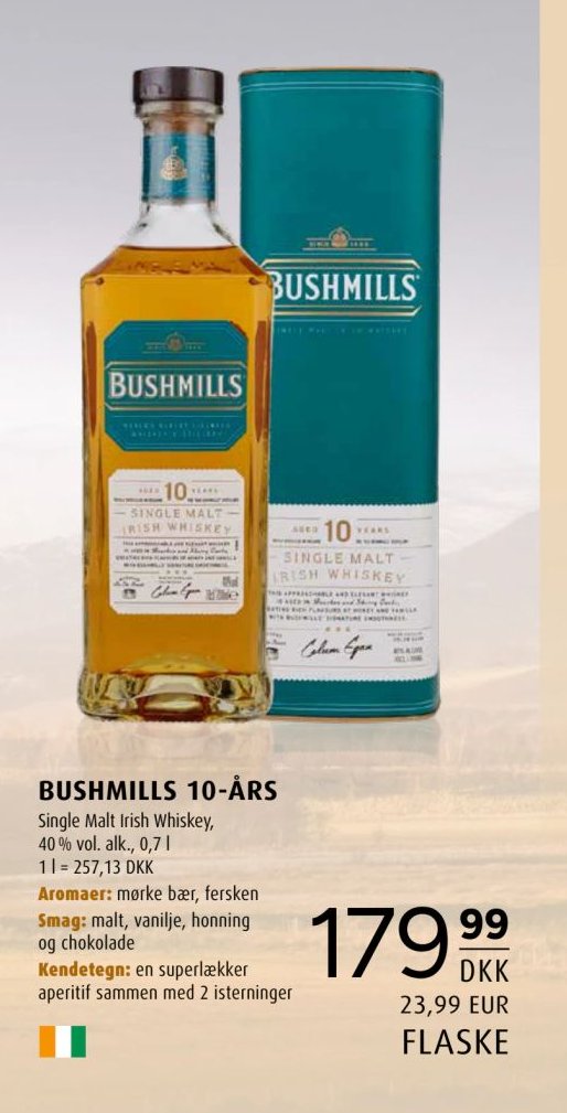 BUSHMILLS 10-ÅRS – Scandinavian Park