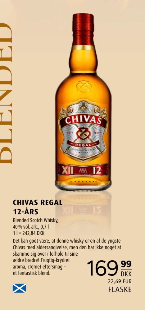 CHIVAS REGAL 12-ÅRS – Scandinavian Park
