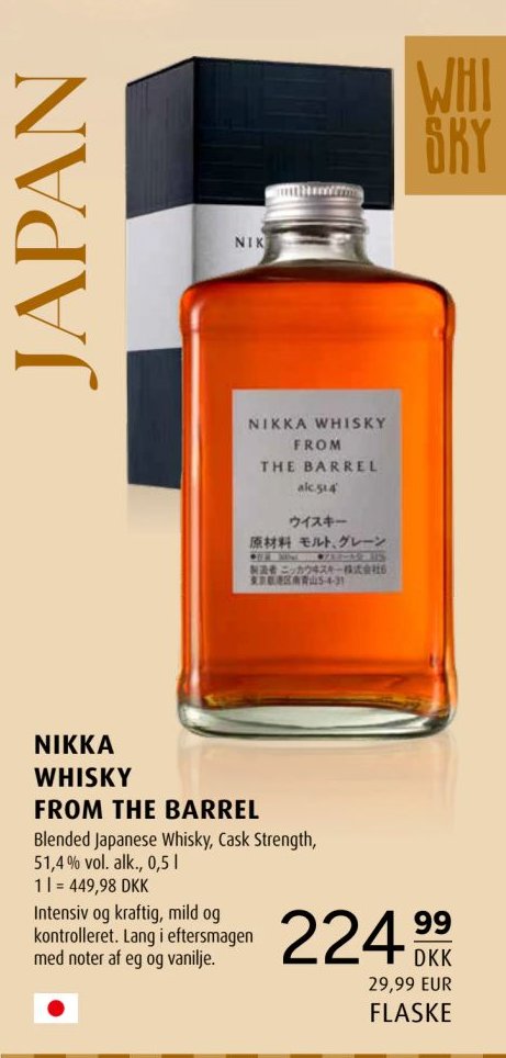NIKKA WHISKY FROM THE BARREL – Scandinavian Park