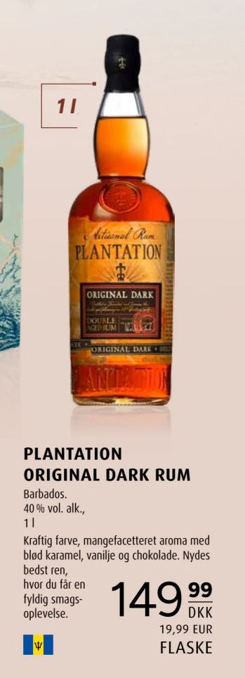 PLANTATION ORIGINAL DARK RUM – Scandinavian Park