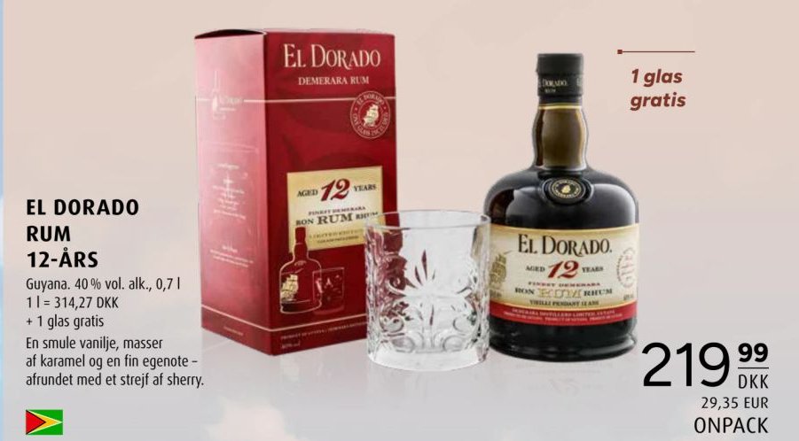 EL DORADO RUM 12-ÅRS – Scandinavian Park