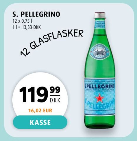 S. PELLEGRINO 12 GLASFLASKER – Scandinavian Park