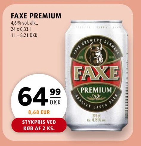 FAXE PREMIUM 330 ml – Scandinavian Park