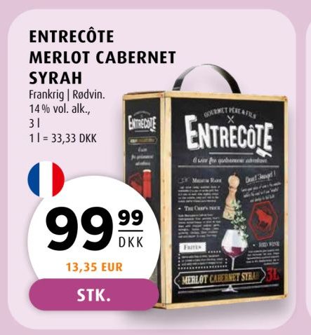 ENTRECÔTE MERLOT CABERNET SYRAH – Scandinavian Park