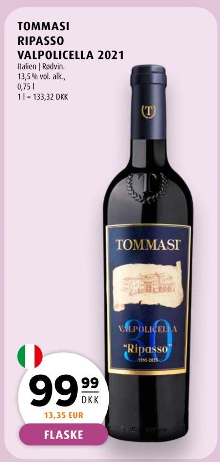 TOMMASI RIPASSO VALPOLICELLA 2021 – Scandinavian Park