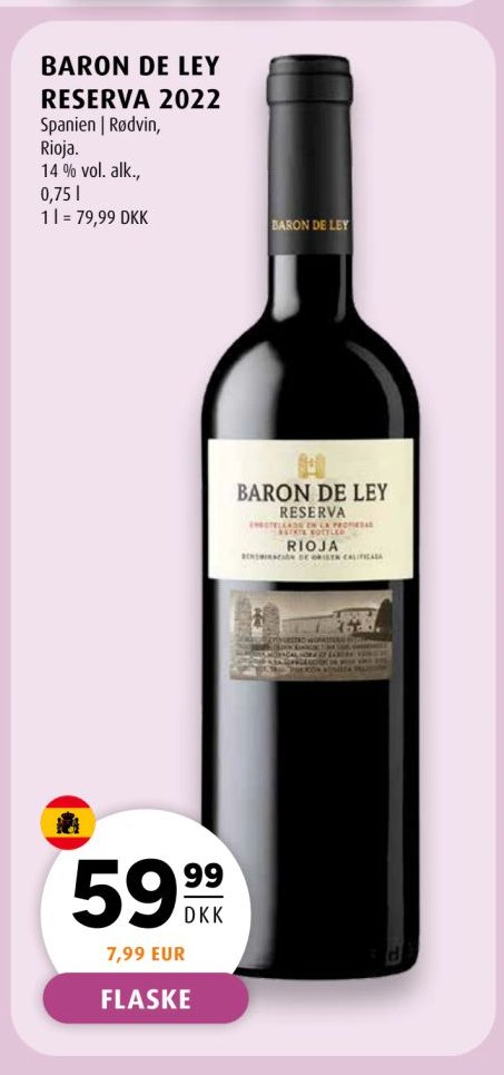 BARON DE LEY RESERVA 2022 – Scandinavian Park