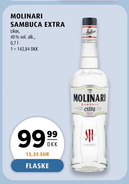 MOLINARI SAMBUCA EXTRA – Scandinavian Park