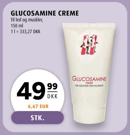 GLUCOSAMINE CREME – Scandinavian Park