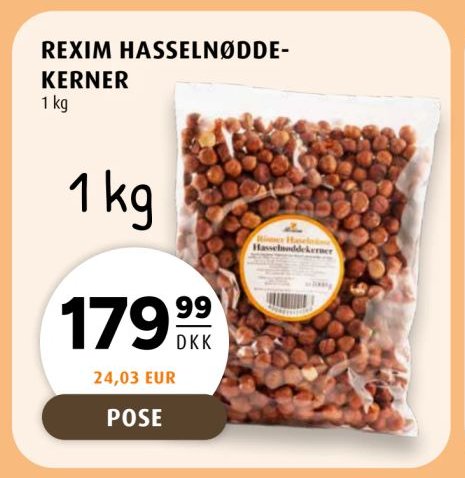 REXIM HASSELNØDDEKERNER – Scandinavian Park