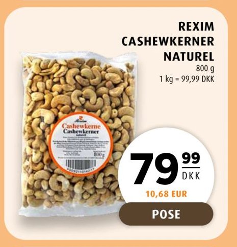 REXIM CASHEWKERNER NATUREL – Scandinavian Park