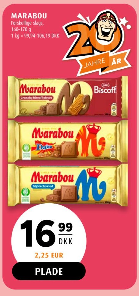 MARABOU PLADE alle slags – Scandinavian Park